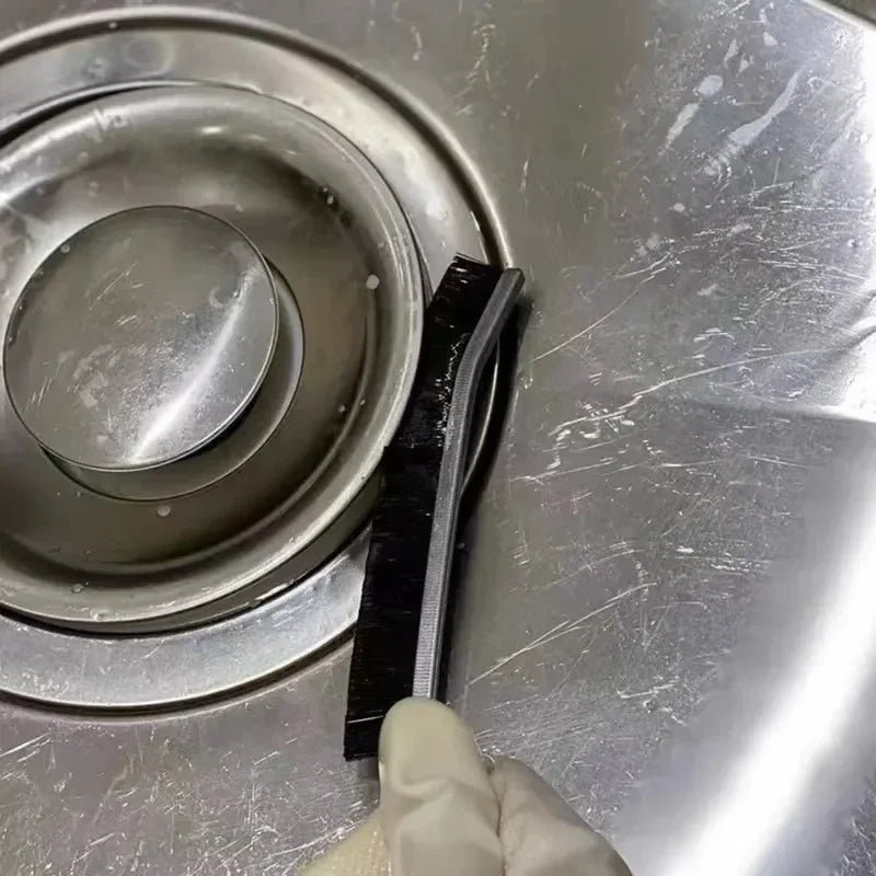 Bathroom Kitchen Gap Cleaning Brush Durable Grout Hard Bristle Long Handle Cleaner Brush for Tile Gaps Window Frames Door Track