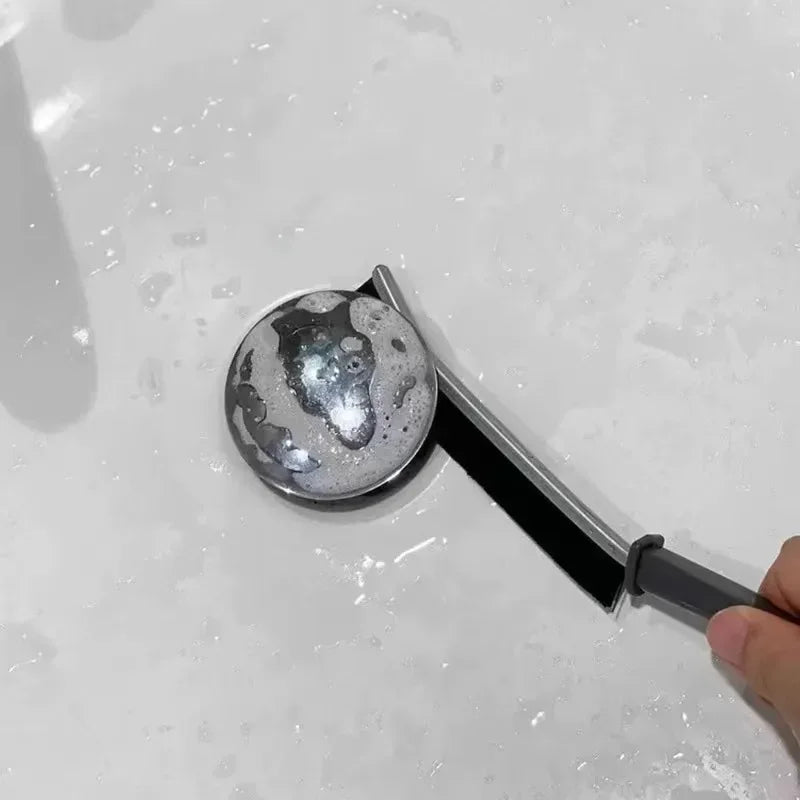 Bathroom Kitchen Gap Cleaning Brush Durable Grout Hard Bristle Long Handle Cleaner Brush for Tile Gaps Window Frames Door Track